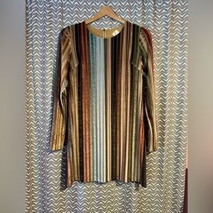 Striped Multicolor Mini Dress